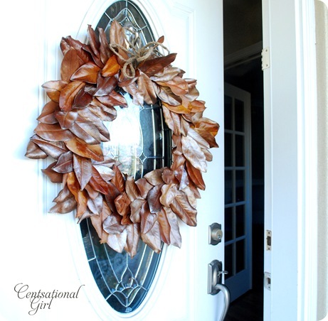 cg front door magnolia wreath