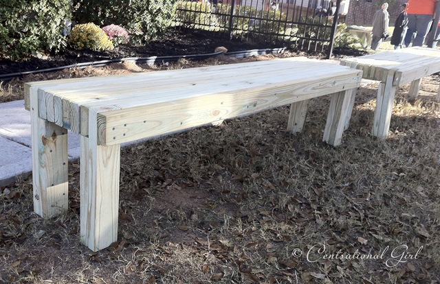 Centsational Girl » Blog Archive » Building Benches + The Gift of Good