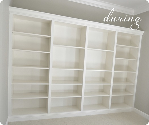 kates bookcases during