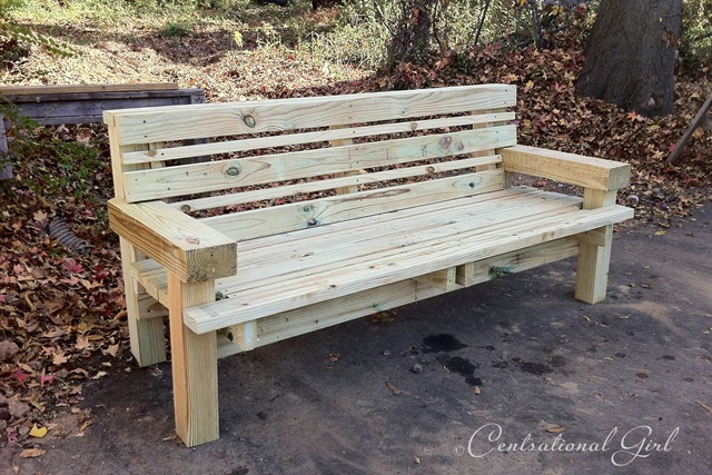 wood yard bench plans