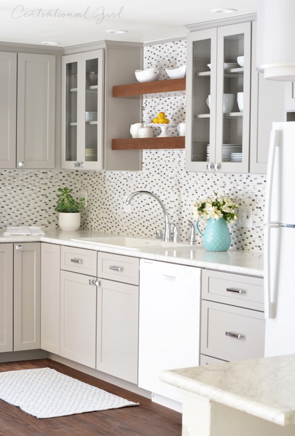 gray white wood kitchen remodel