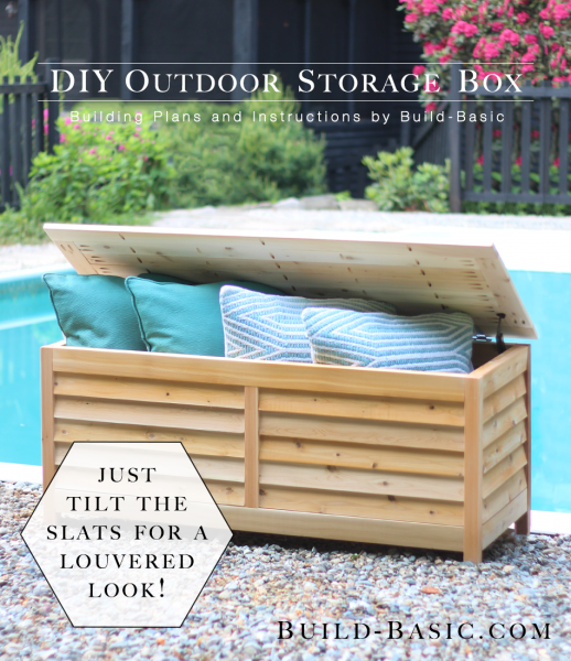 diy outdoor storage box